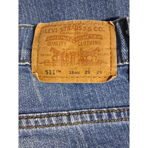 Levis 511 Skinny Jeans Boys 29 x 29 18 Reg Blue Denim - Picture 4 of 12